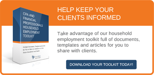 Download our CPA and Financial Professionals Household Employment Toolkit