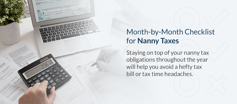 month by month tax checklist