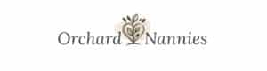 Orchard Nannies logo with heart shaped tree